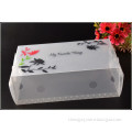 customized pp clear plastic shoe box with printing